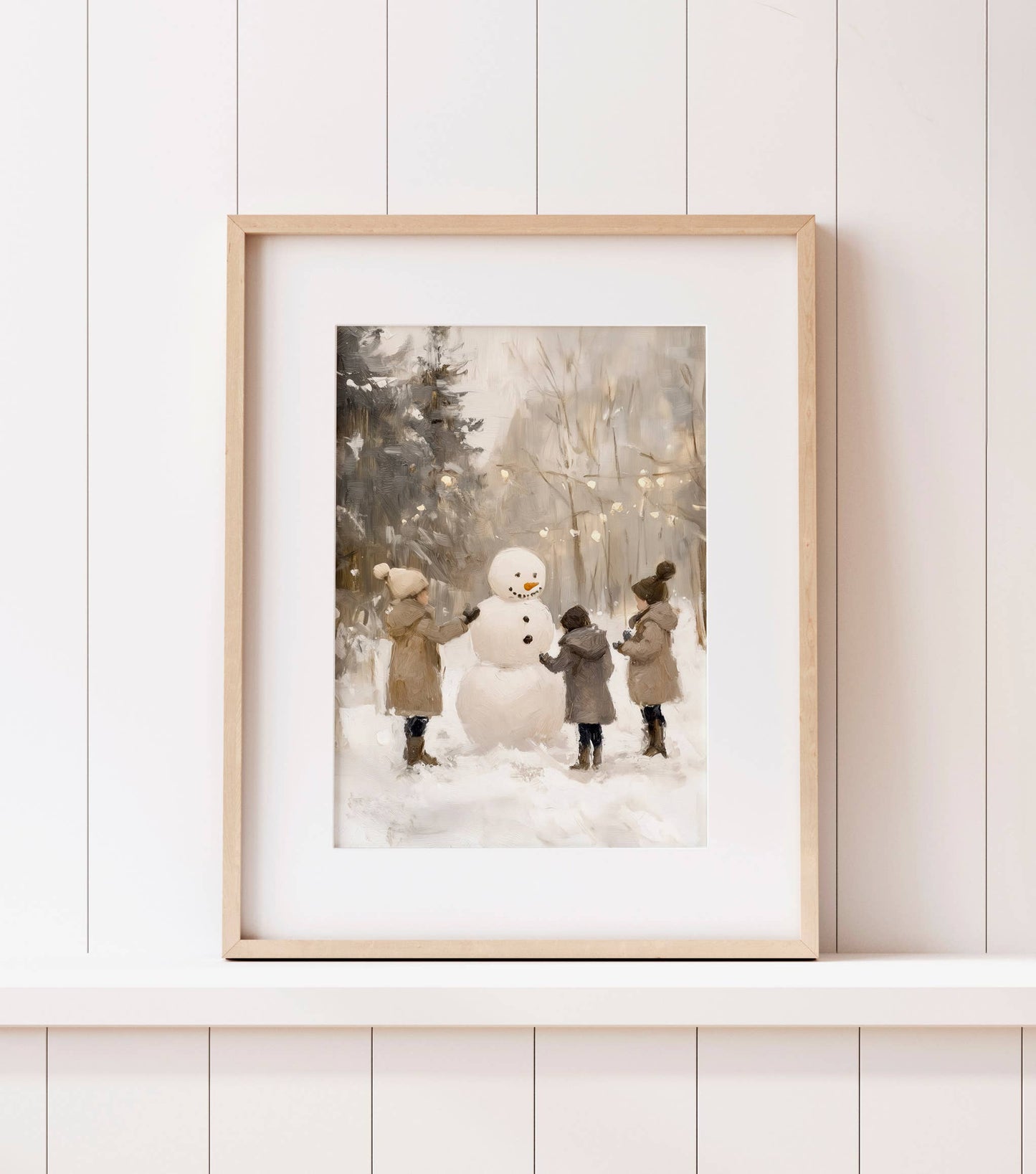 Snowman - print: Print (unframed) / 5x7