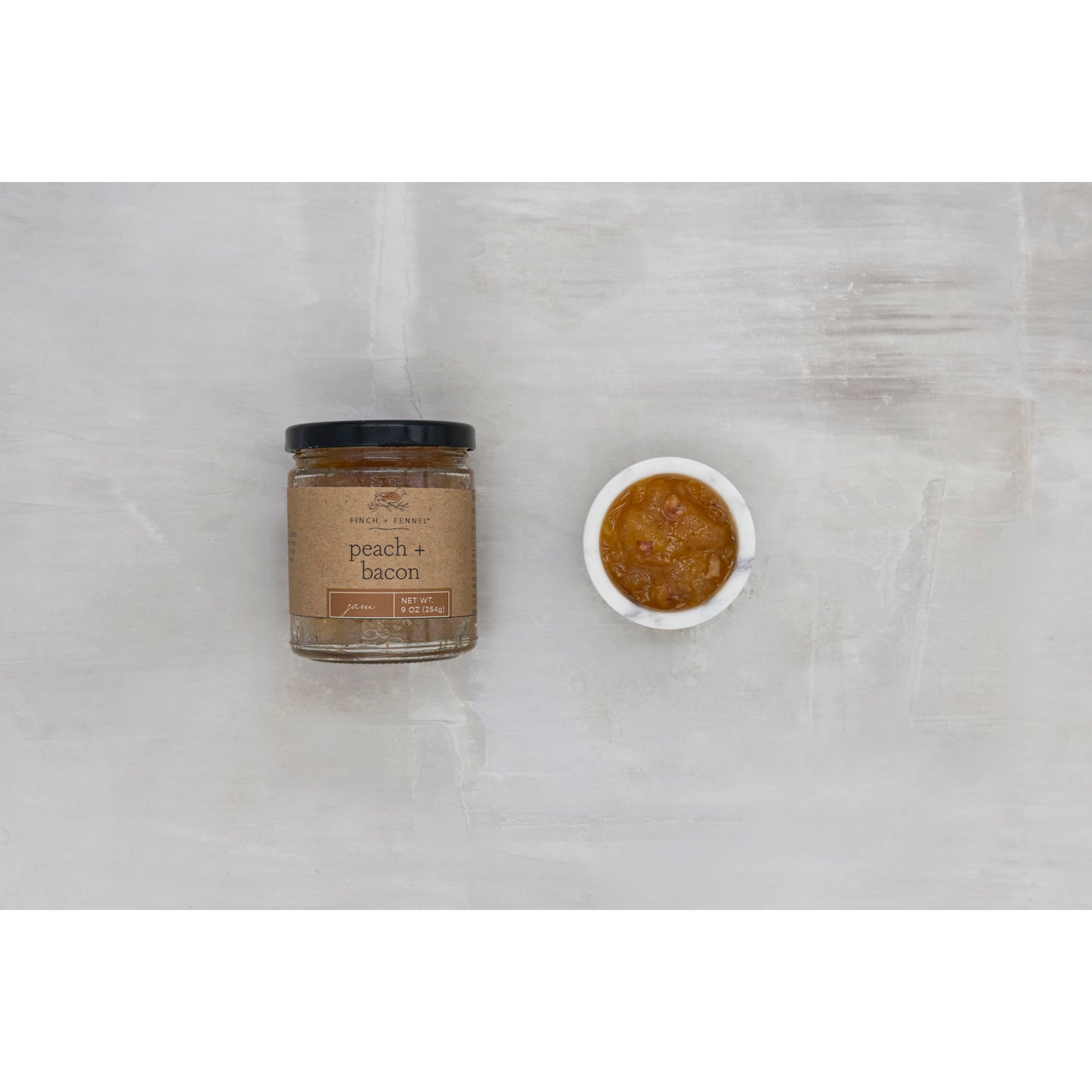 Peach + Bacon Jam