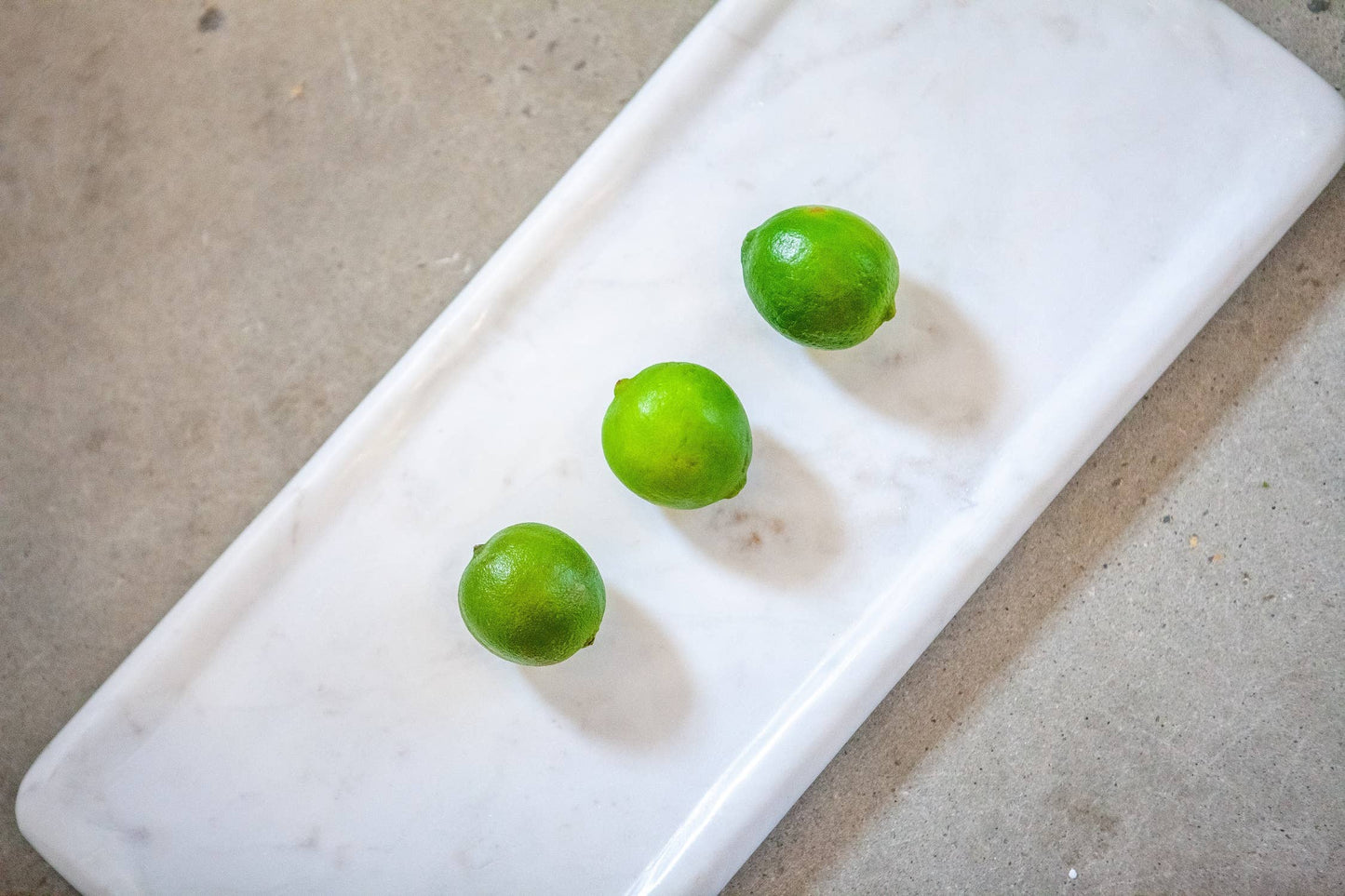 White Marble Round Edged Tray
