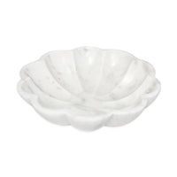 White Marble Lotus Bowl