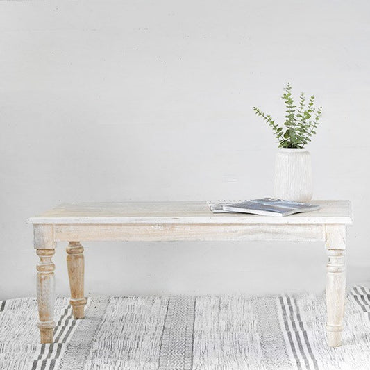 WHITEWASHED WOOD TABLE