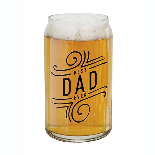 Best Dad Ever Beer Glass