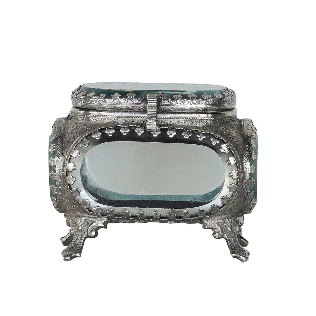 Ormolu Glass Box with Feet