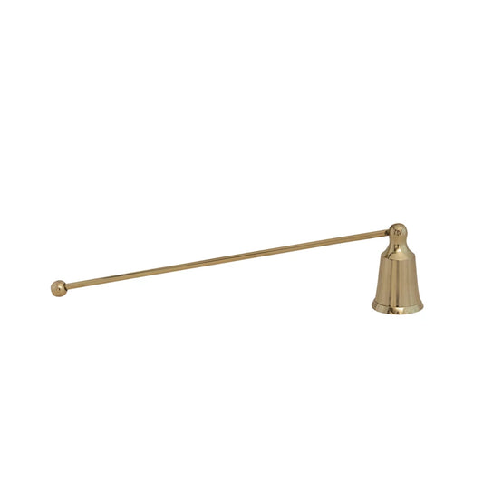 Brass Candle Snuffer, Gold Finish