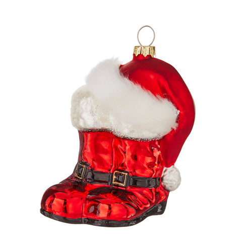 Santa Hat and Boots Ornament