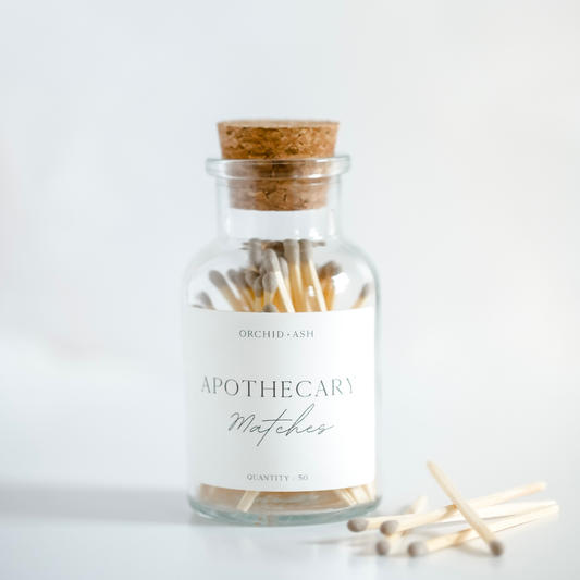 Apothecary Matches-Grey