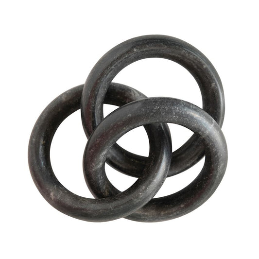Black Marble Circle Chain