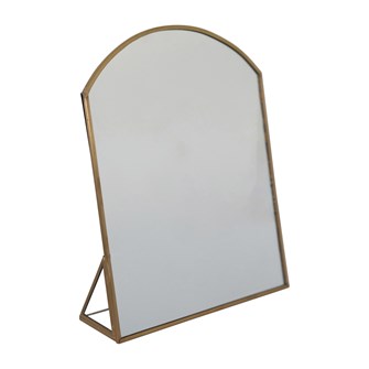 Brass Framed Standing Mirror