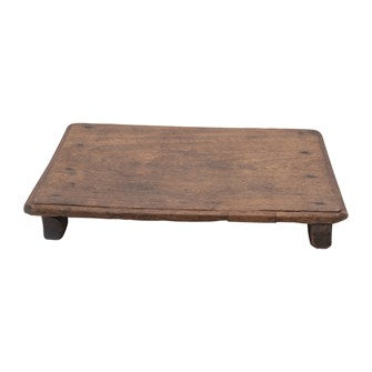 Wood Pedestal Tray