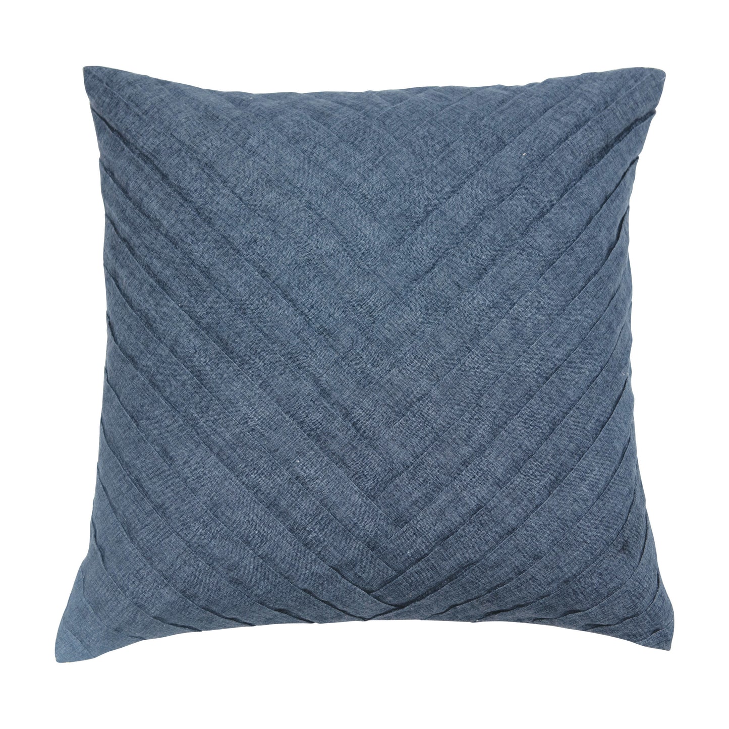 Square Stitched Fabric Pillow