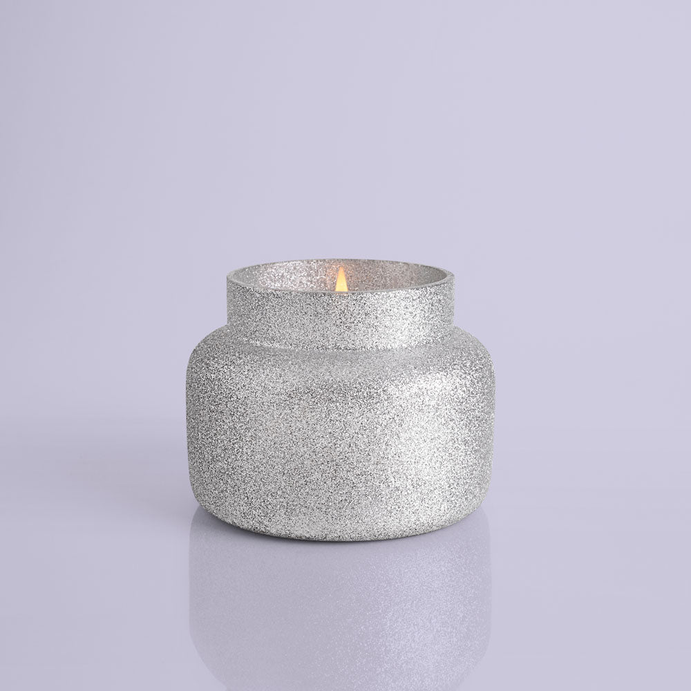 Frosted Fireside Glam Jar Candle by CapriBlue