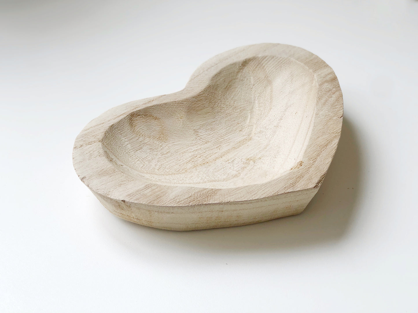 Wood Heart Bowl