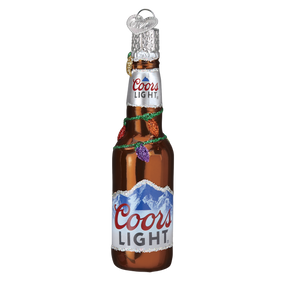 Holiday Coors Light Bottle Ornament