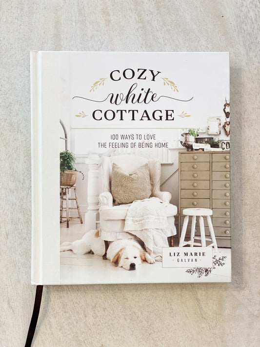 Cozy White Cottage Book