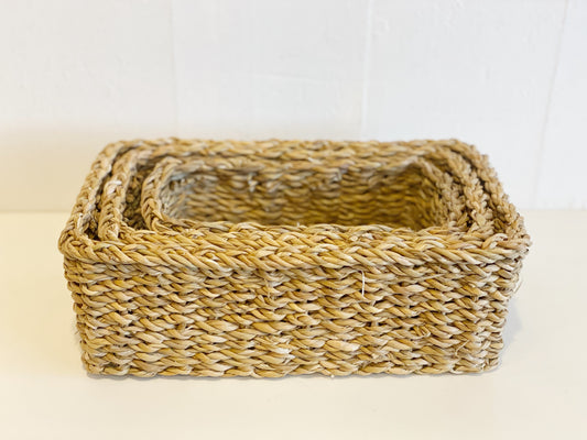 Natural Rectangle Basket