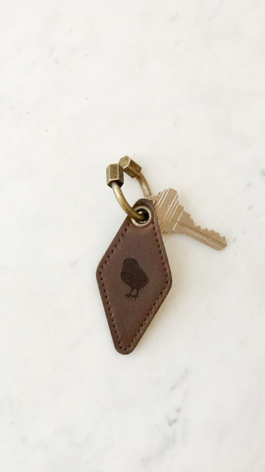 Leather Chick Key Chain