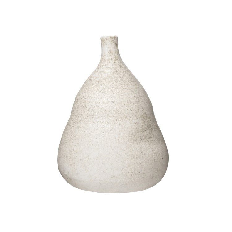 Cream Glazed Vase