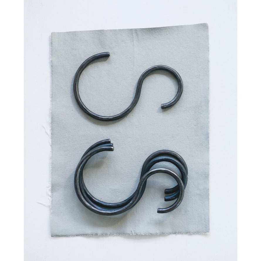Hand-Forged Iron S-Hook