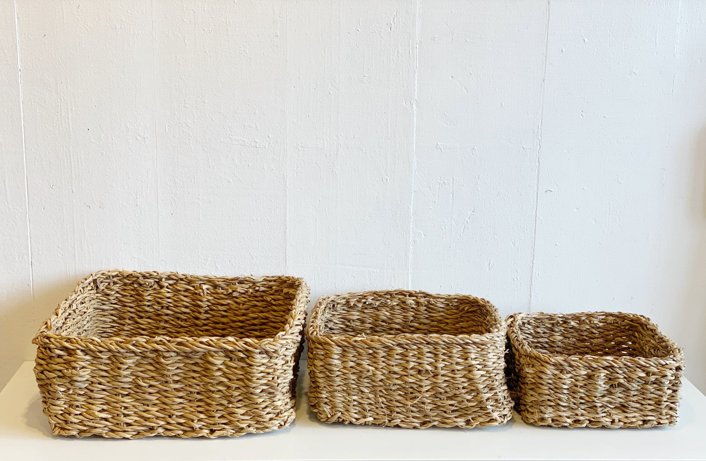 Natural Tan Square Basket