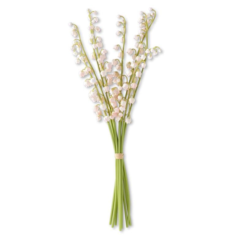 Faux Pink Lily of The Valley Bunch
