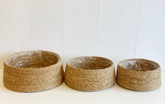 Natural Tan Basket Potcover