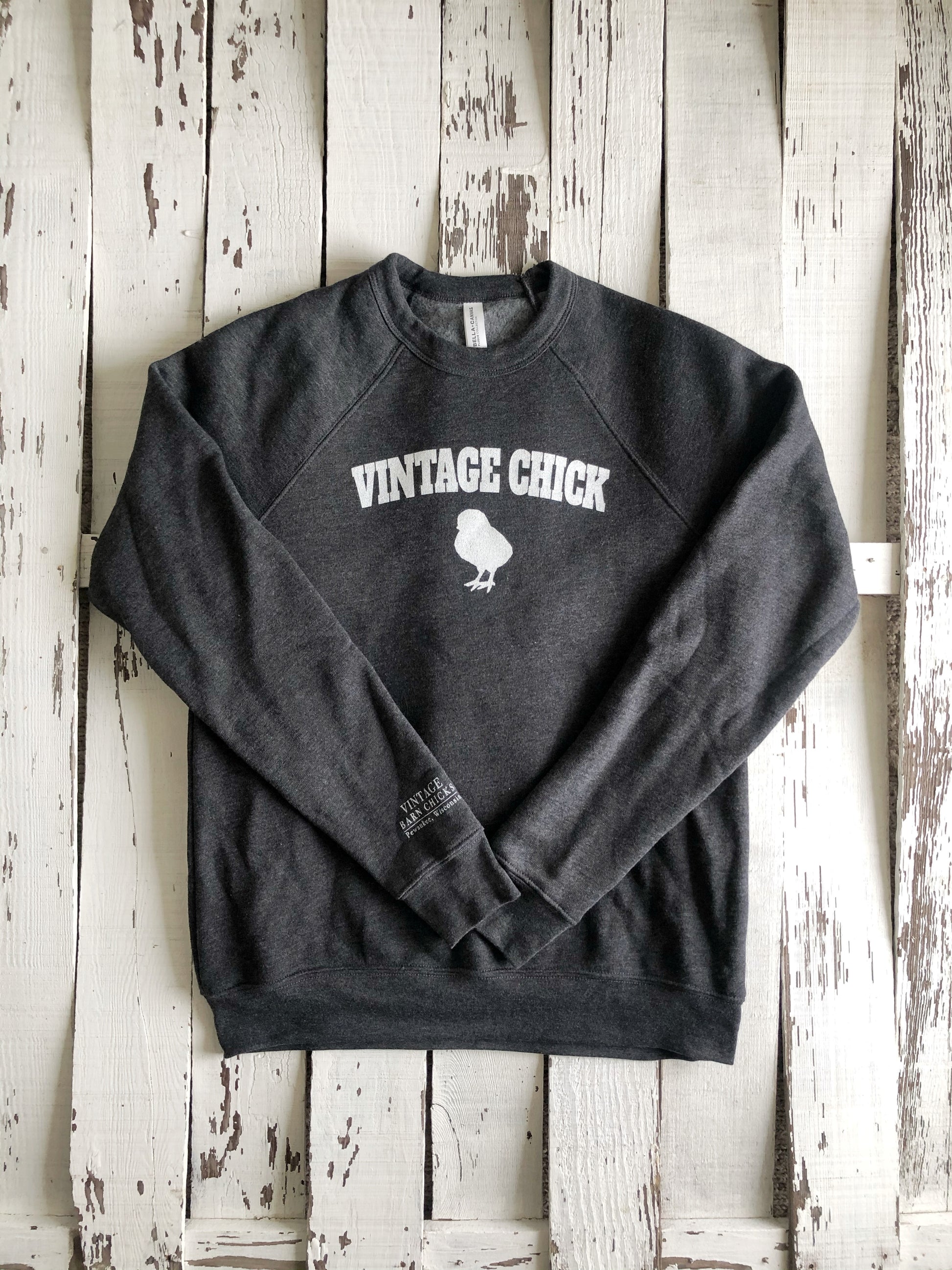 Vintage Chick Crew Neck Sweatshirt – Vintage Barn Chicks