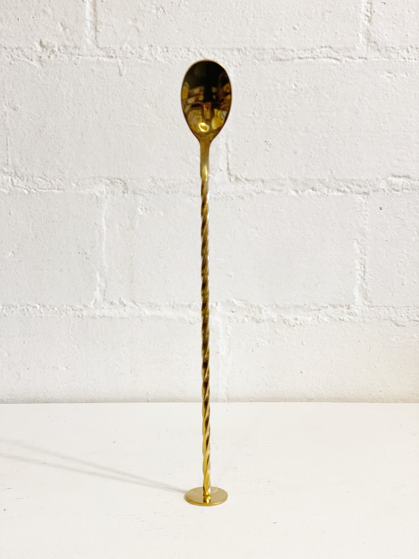 Gold Stainless Steel Cocktail Spoon