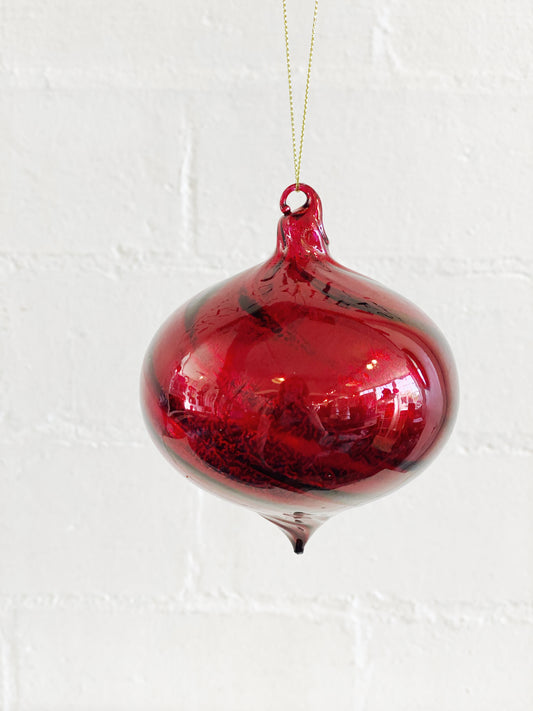 Red Glass Ornament