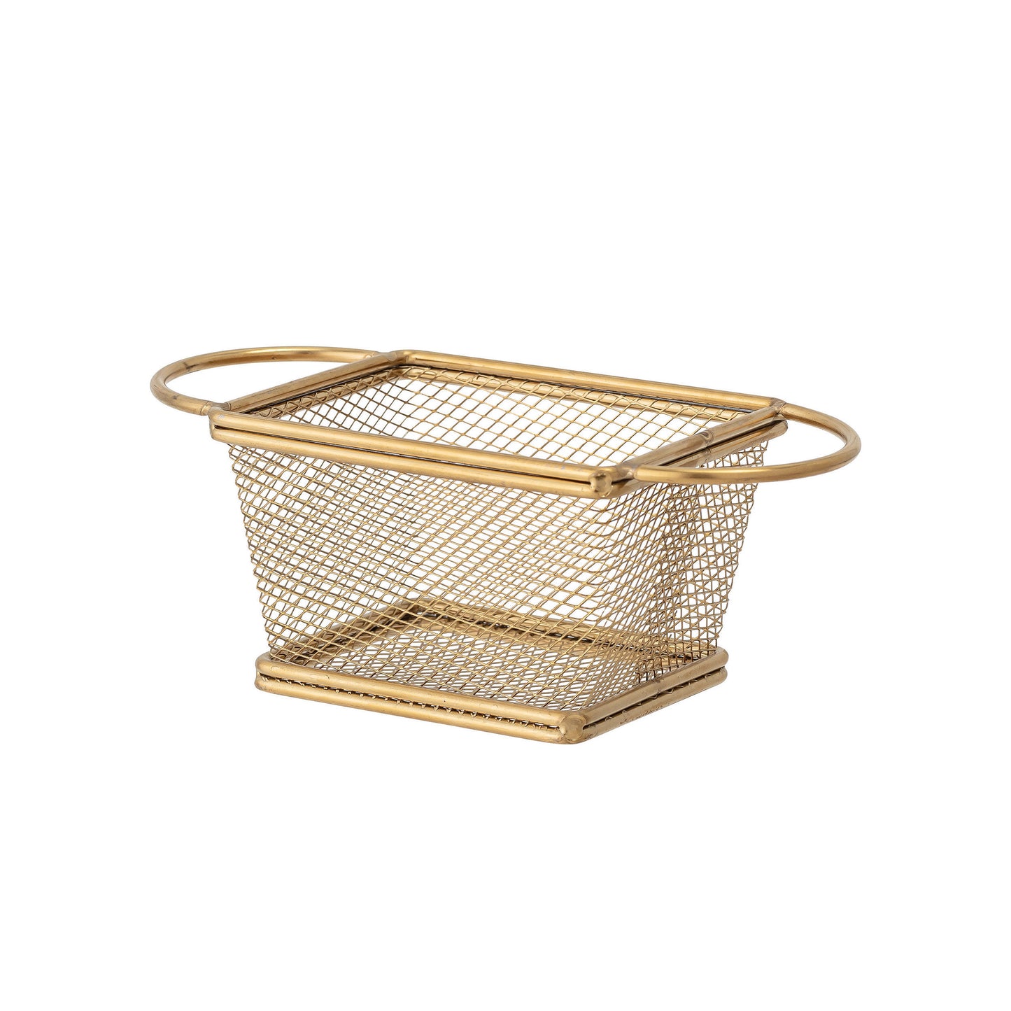 Gold Stainless Steel Mesh Basket