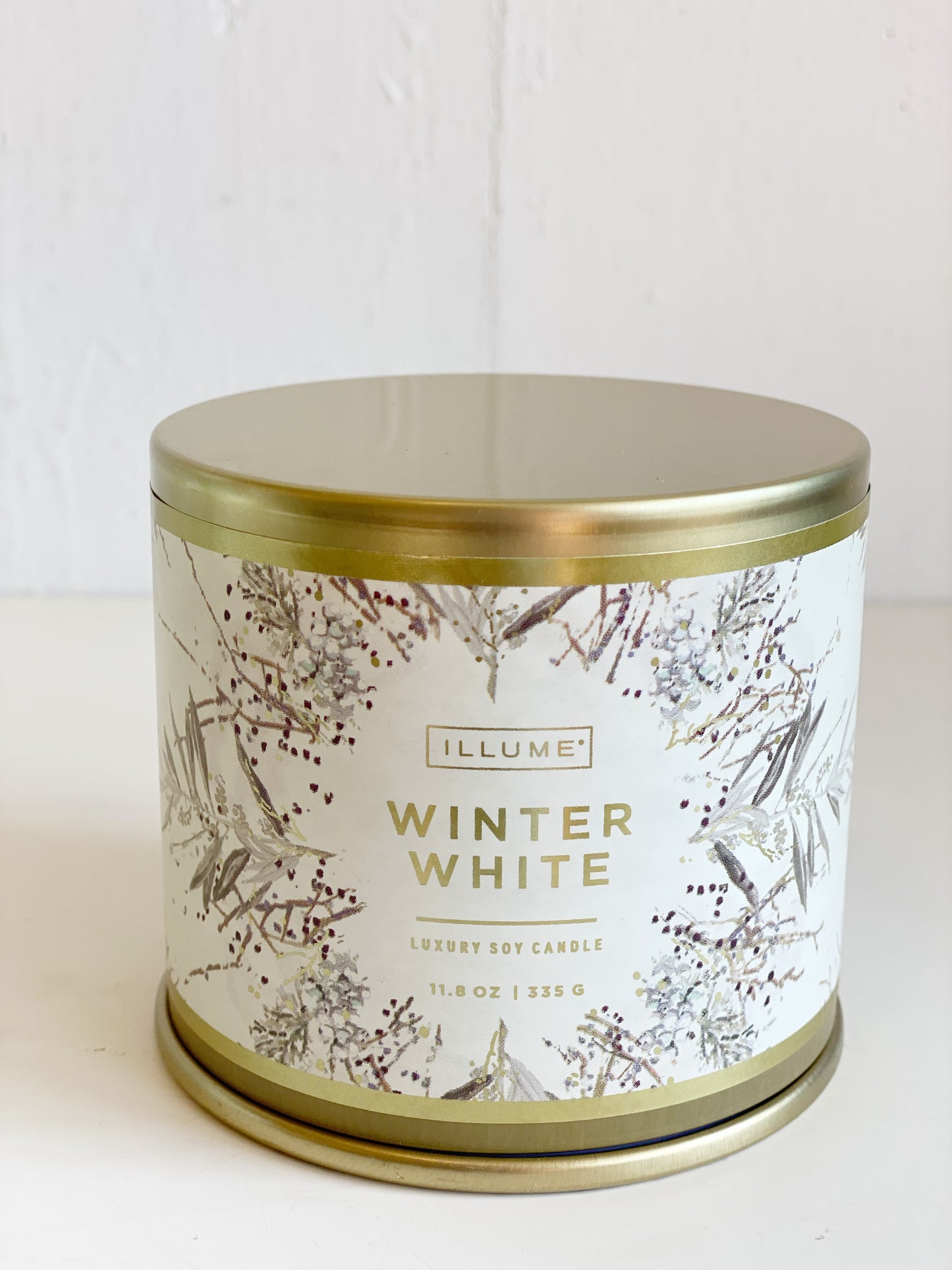 Winter White Scented Tin Candle