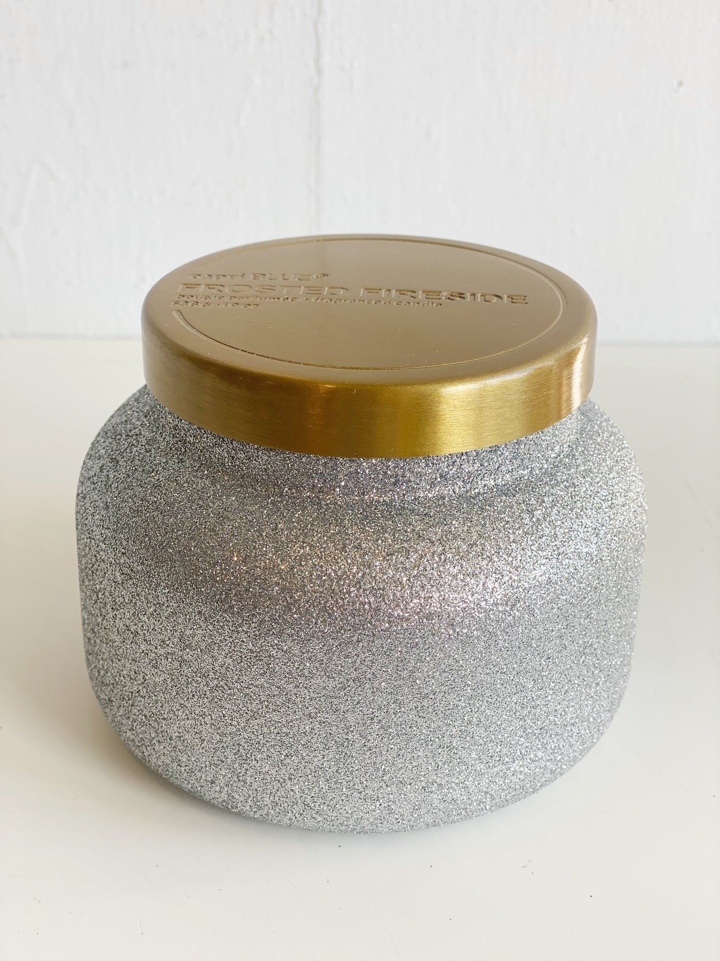 Frosted Fireside Glam Jar Candle by CapriBlue