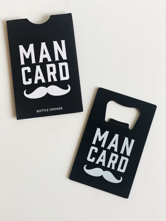 Man Card Bottle Opener