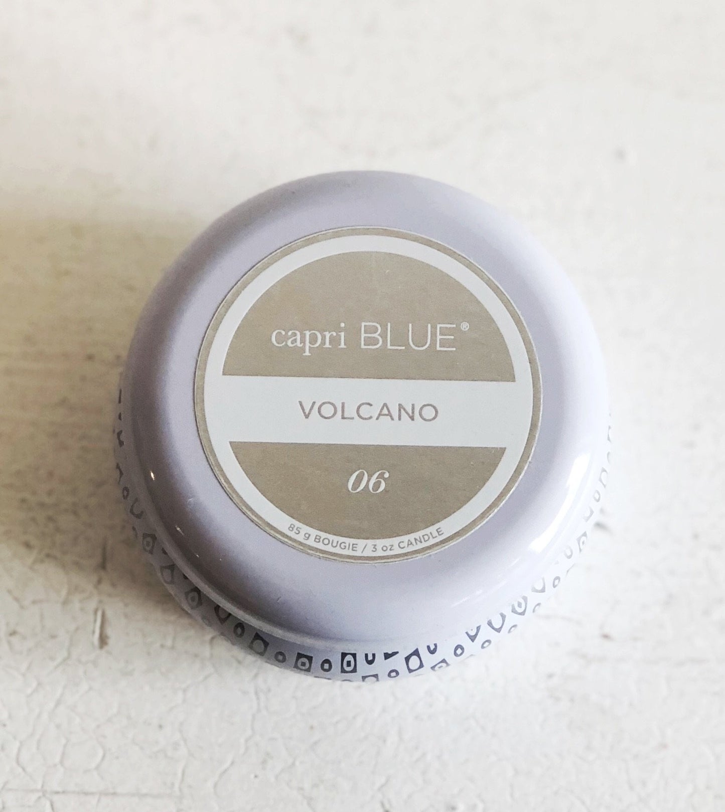 CapriBlue Volcano Candle -White tin