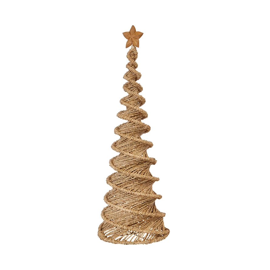 Hand-Woven Bankuan Spiral Cone Tree