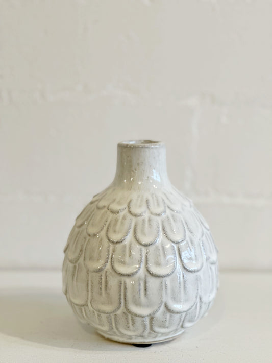 Small Scalloped Vase