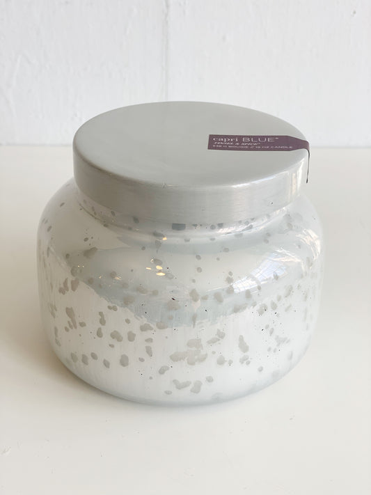 Tinsel & Spice Mercury Etched Jar Candle by CapriBlue