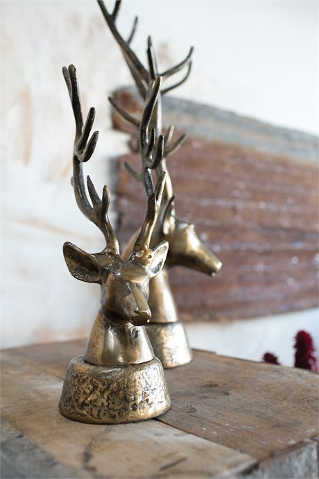 Brass Gold Deer Head