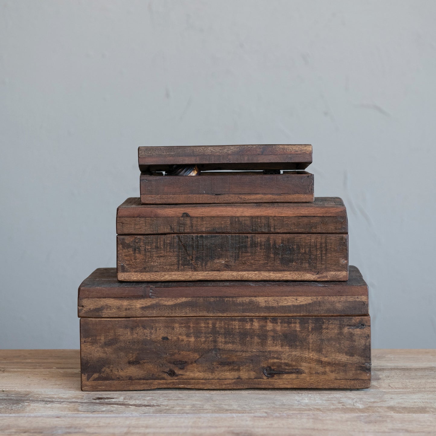 Reclaimed Wood Covered Box