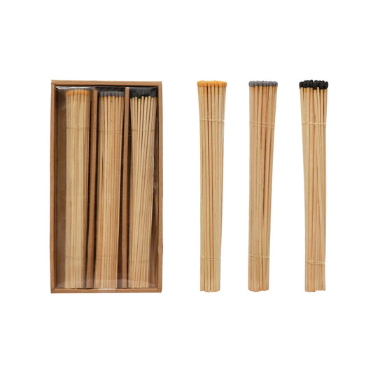 Fireplace Safety Matches in Box Set