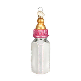 Girl Baby Bottle Ornament