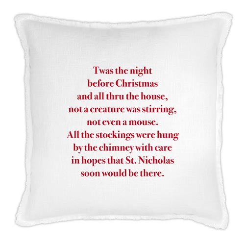 Twas the Night Before Christmas Pillow