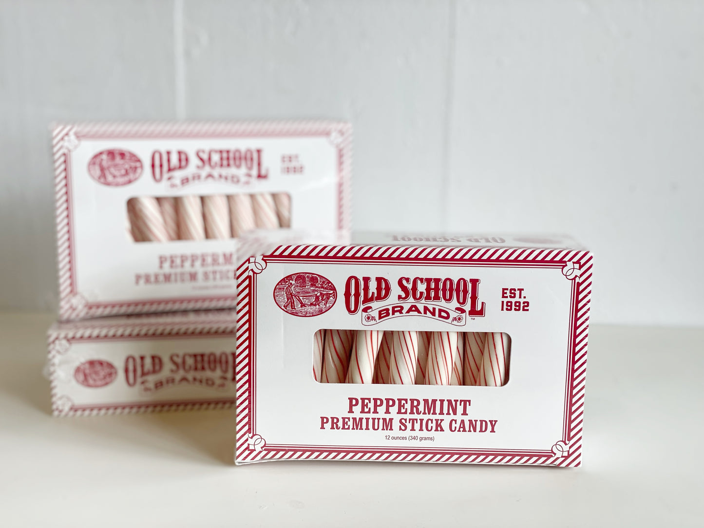 Old School Peppermint Stick Candy