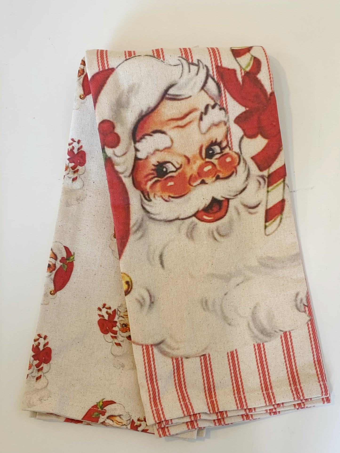 Vintage Santa Tea Towel Set