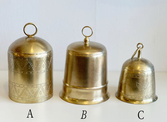Bell with Brass Finish