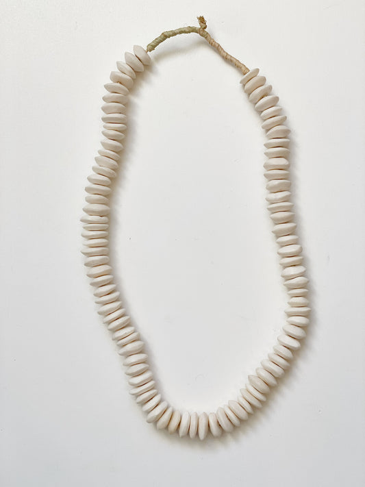 White Bone Decor Beads