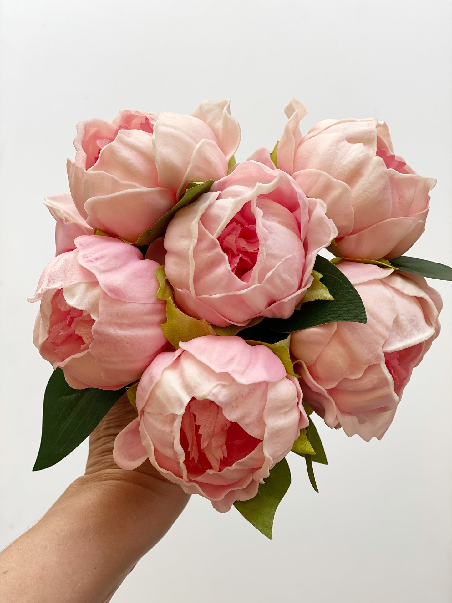 Pink Real Touch Peony Bunch