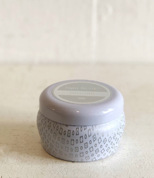 CapriBlue Volcano Candle -White tin