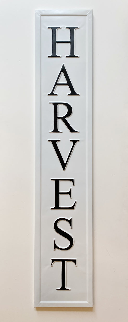 Harvest sign