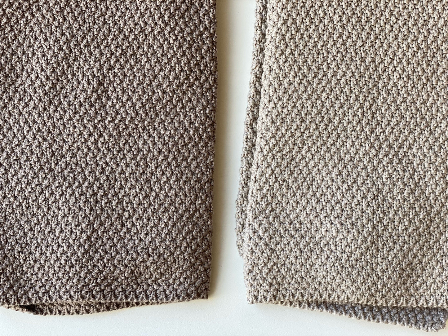 Cotton knit towel