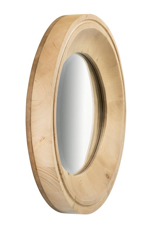 Oval wood Framed mirror